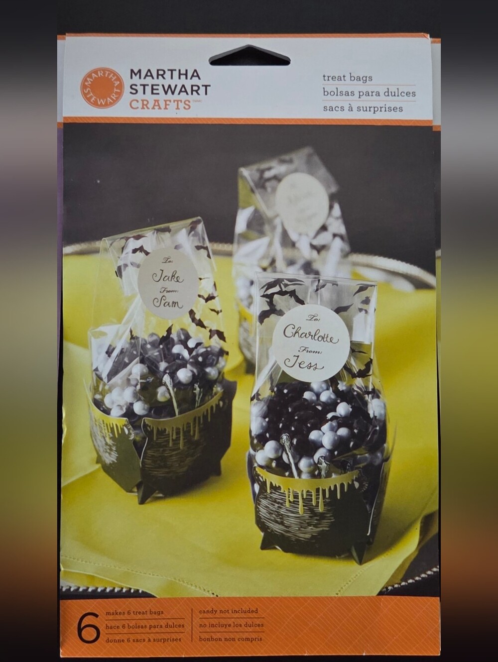 Martha Stewart Crafts Cauldron Halloween Treat Bags Spooky